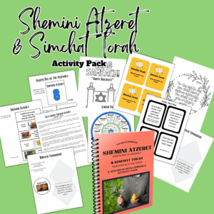 Simchat Torah & Shemini Atzeret Activity Pack and Lapbook - 20 pages!